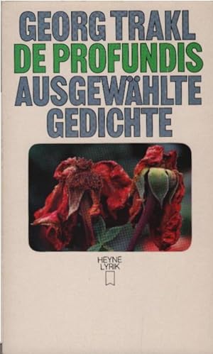 Seller image for De profundis : ausgew. Gedichte. Zsgest. u. hrsg. von Manfred Kluge / Heyne-Bcher / 29 / Heyne-Lyrik ; Nr. 52 for sale by Schrmann und Kiewning GbR