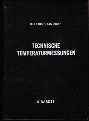 Bild des Verkufers fr Technische Temperaturmessungen zum Verkauf von Schrmann und Kiewning GbR