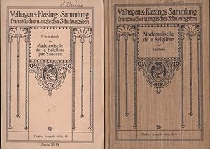 Bild des Verkufers fr Mademoiselle De La Seigliere. Comedie en quatr actes par Jules Sandeau. (= Theatre Francis; 35. Lieferung). Mit Wrterbuch zu Mademoiselle de la Seigliere par Sandeau. Im Auszug mit Anmerkungen zum Schulgebrauch. Velhagen und Klasings Sammlung franzsischer u. englischer Schulausgaben. zum Verkauf von Schrmann und Kiewning GbR