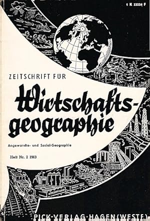 Seller image for Zeitschrift fr Wirtschaftsgeographie. Heft 2, 13. Jahrgang. / Herausgeber: Irmfried Siedentop for sale by Schrmann und Kiewning GbR