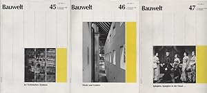 Bild des Verkufers fr Bauwelt. 79. Jg., 1988, 3 Hefte. zum Verkauf von Schrmann und Kiewning GbR