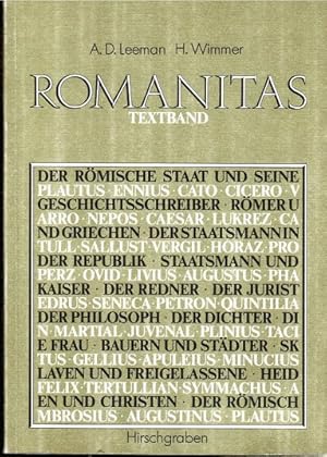 Seller image for Romanitas; Teil: Textbd. [Einl. u. Zwischentexte bers. von Hartmut Wimmer] for sale by Schrmann und Kiewning GbR