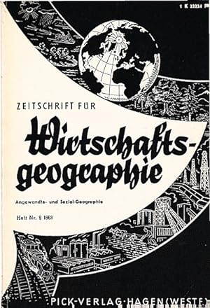 Seller image for Zeitschrift fr Wirtschaftsgeographie. Heft 8, 12. Jahrgang. / Herausgeber: Irmfried Siedentop for sale by Schrmann und Kiewning GbR