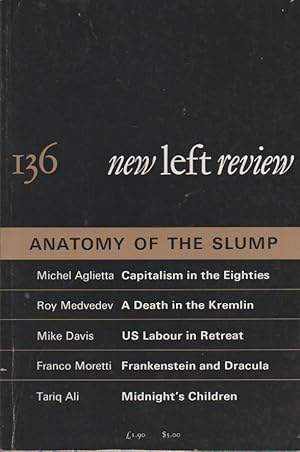 Bild des Verkufers fr New left review; Number 136, November/ December 1982. zum Verkauf von Schrmann und Kiewning GbR