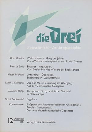 Seller image for Die Drei. Zeitschrift fr Anthroposophie; 61. Jahrg., Heft 12, Dezember 1991. for sale by Schrmann und Kiewning GbR