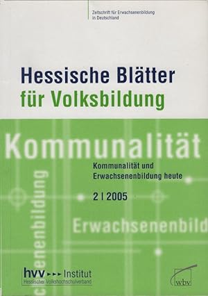 Hessische Blätter für Volksbildung. Zeitschrift für Erwachsenenbildung in Deutschland. H. 2 / 200...