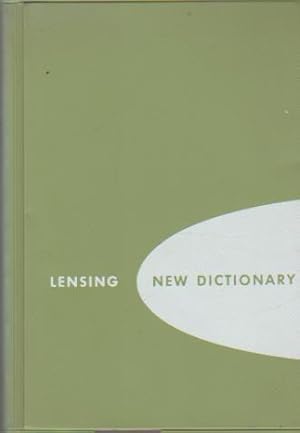 New Dictionary : Einsprachiges Schulwörterbuch. Englisch. Hrsg. u. bearb. von Arnold Leonhardi un...