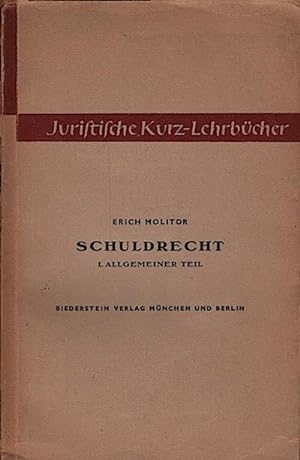 Seller image for Schuldrecht; Allgemeiner Teil : Ein Studienbuch for sale by Schrmann und Kiewning GbR