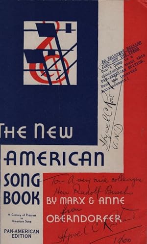 Bild des Verkufers fr The new American song book : (A century of progress in American song) / compiled and edited by Anne Faulkner Oberndorfer and Marx E. Oberndorfer with special arrangements by Arthur Olaf Andersen. zum Verkauf von Schrmann und Kiewning GbR