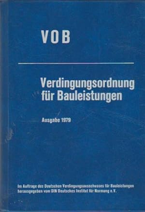 Immagine del venditore per Verdingungsordnung fr Bauleistungen; Teil: Ausg. 1979. [Hauptbd.]. venduto da Schrmann und Kiewning GbR