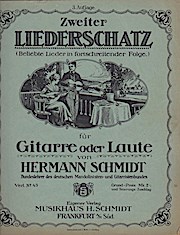 Seller image for Zweiter Liederschatz zur Gitarre oder Laute (Auch fr Mandoline und Gitarre verwendbar!). Verl.-Nr. 43 for sale by Schrmann und Kiewning GbR