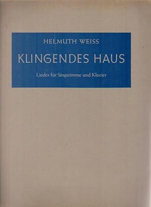 Imagen del vendedor de Klingendes Haus. Lieder fr Singstimme und Klavier. a la venta por Schrmann und Kiewning GbR
