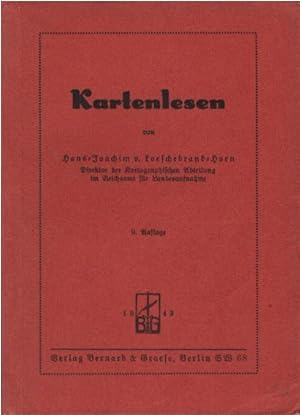 Seller image for Kartenlesen. Hans-Joachim v. Loeschebrand-Horn for sale by Schrmann und Kiewning GbR