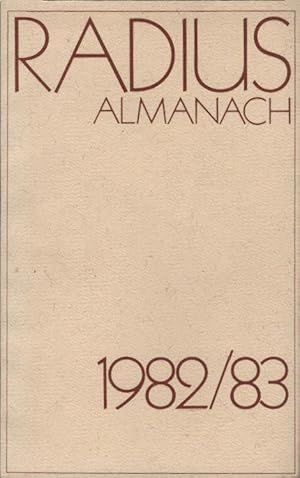 Bild des Verkufers fr Radius Almanach 1982/83 zum Verkauf von Schrmann und Kiewning GbR