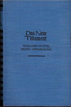 Das Neue Testament; Teil: Bd. 2., Taten der Apostel : Briefe ; Offenbarung. Kröners Taschenausgab...