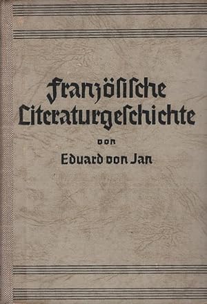 Bild des Verkufers fr Franzsische Literaturgeschichte. zum Verkauf von Schrmann und Kiewning GbR