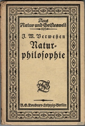 Imagen del vendedor de Naturphilosophie (= Aus Natur und Geisteswelt, 491. Bndchen) a la venta por Schrmann und Kiewning GbR