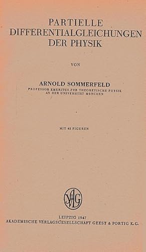 Immagine del venditore per Vorlesungen ber theoretische Physik; Band 6 : Partielle Differentialgleichungen der Physik venduto da Schrmann und Kiewning GbR