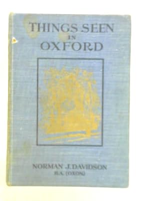 Seller image for Things Seen in Oxford for sale by World of Rare Books