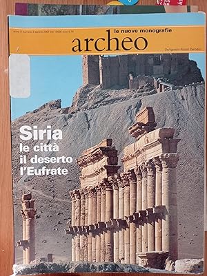 ARCHEO le nuove monografie SIRIA