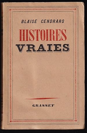 Image du vendeur pour HISTOIRES VRAIES. mis en vente par Librairie Le Livre Penseur