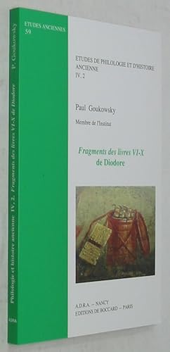 Etudes de Philologie et d'Histoire Ancienne, Tome IV, Fascicule 2: Traduction Grammaticalement Co...