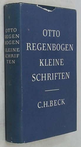 Otto Regenbogen: Kleine Schriften