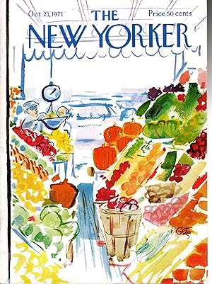 Immagine del venditore per The New Yorker (Magazine) October 23, 1971 venduto da Dorley House Books, Inc.