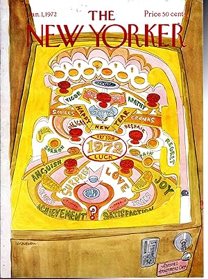 Seller image for The New Yorker (Magazine) January 1, 1972 for sale by Dorley House Books, Inc.