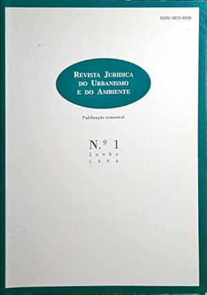 REVISTA JURÍDICA DO URBANISMO E DO AMBIENTE, N.º 1, JUNHO 1994.