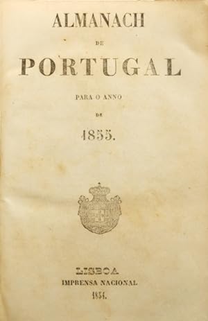 ALMANACH DE PORTUGAL PARA O ANNO DE 1855.