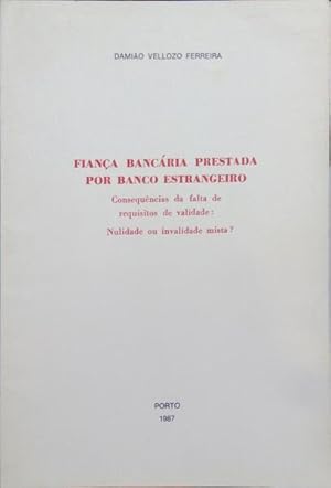 FIANÇA BANCÁRIA PRESTADA POR BANCO ESTRANGEIRO.