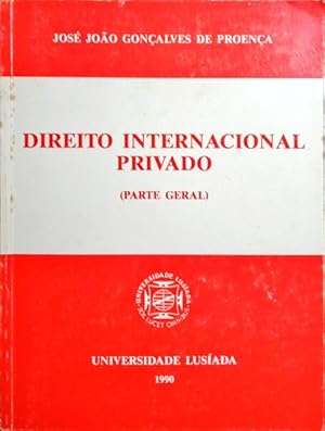 DIREITO INTERNACIONAL PRIVADO.