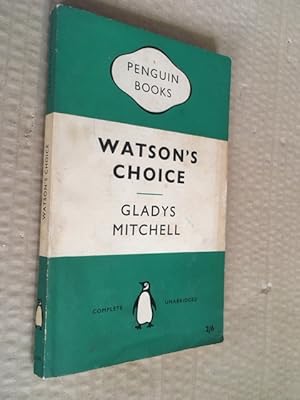 Seller image for Watson's Choice for sale by Raymond Tait