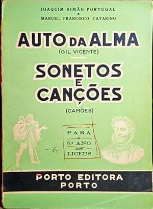 Seller image for AUTO DA ALMA E SONETOS E CANES (PARA O 5. ANO DOS LICEUS). for sale by Livraria Castro e Silva