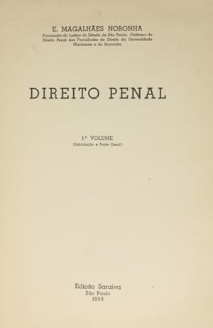 DIREITO PENAL. [4 VOLS.]