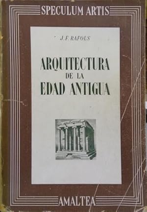 Bild des Verkufers fr ARQUITECTURA DE LA EDAD ANTIGUA. ARQUITECTURA DE LA EDAD MEDIA. ARQUITECTURA DE LAS EDADES MODERNA Y CONTEMPORANEA. [3 VOLS] zum Verkauf von Livraria Castro e Silva