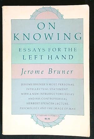 Imagen del vendedor de On Knowing. Essays For The Left Hand a la venta por Librodifaccia