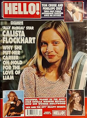 Hello! Magazine No.677 Calista Flockhart August 28Th 2001