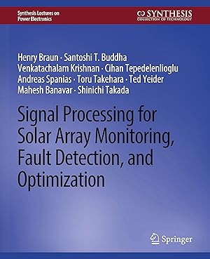 Image du vendeur pour Signal Processing for Solar Array Monitoring, Fault Detection, and Optimization mis en vente par moluna