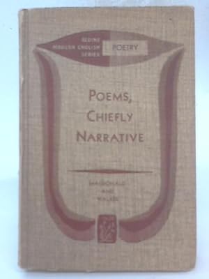 Imagen del vendedor de Poems, Chiefly Narrative a la venta por World of Rare Books