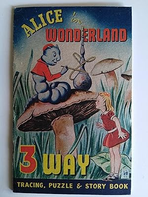 Alice in Wonderland 3 Way Tracing, Puzzle & Story Book