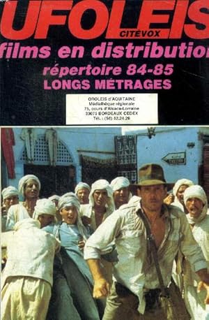 Bild des Verkufers fr Ufoleis Citvox Films en distribution Rpertoire 84-85 Longs mtrages zum Verkauf von Le-Livre