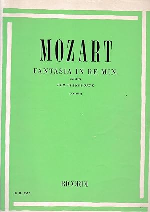 Mozart fantasia in re min. (K. 397) per pianoforte (Casella)