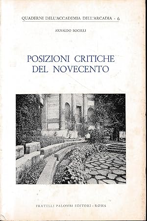 Posizioni critiche del novecento