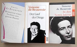 Bild des Verkufers fr Schnes Konvolut: 3 Taschenbcher Simone de Beauvoir: Memoiren einer Tochter aus gutem Hause./Der Lauf der Dinge./In den besten Jahren. zum Verkauf von Andreas Schller