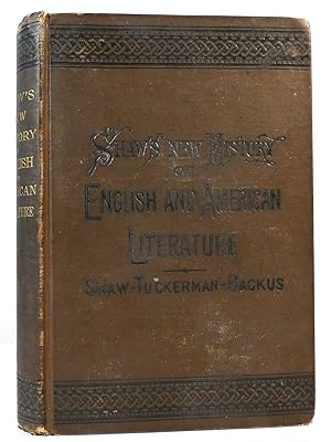 Seller image for SHAW'S NEW HISTORY OF ENGLISH LITERATURE for sale by Rare Book Cellar