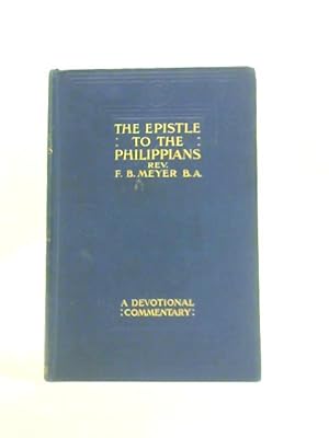 Bild des Verkufers fr The Epistle to the Philippians: A Devotional Commentary zum Verkauf von World of Rare Books