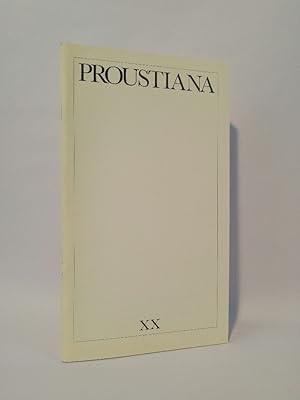 Immagine del venditore per Proustiana 20 venduto da ANTIQUARIAT Franke BRUDDENBOOKS