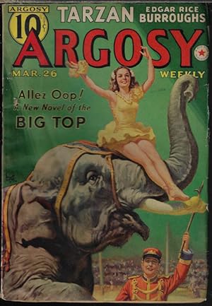 Seller image for ARGOSY Weekly: March, Mar. 26, 1938 ("The Red Star of Tarzan"; "Ship of the Line") for sale by Books from the Crypt